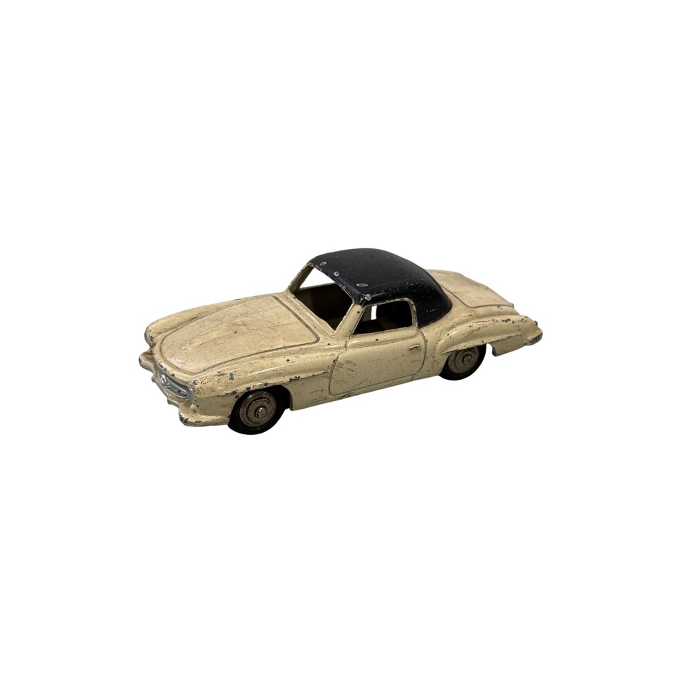 Vintage Dinky Toys Mercedes 190 SL 24H Diecast Car Made in France Meccano White